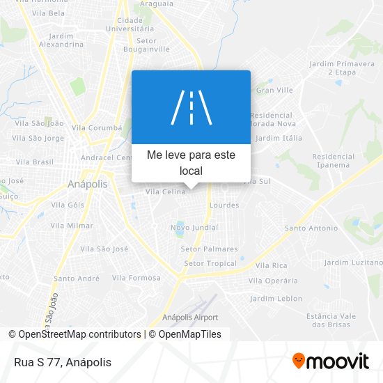 Rua S 77 mapa