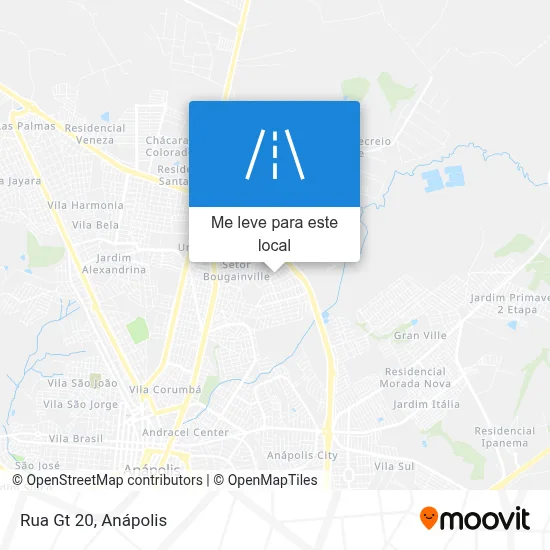Rua Gt 20 mapa
