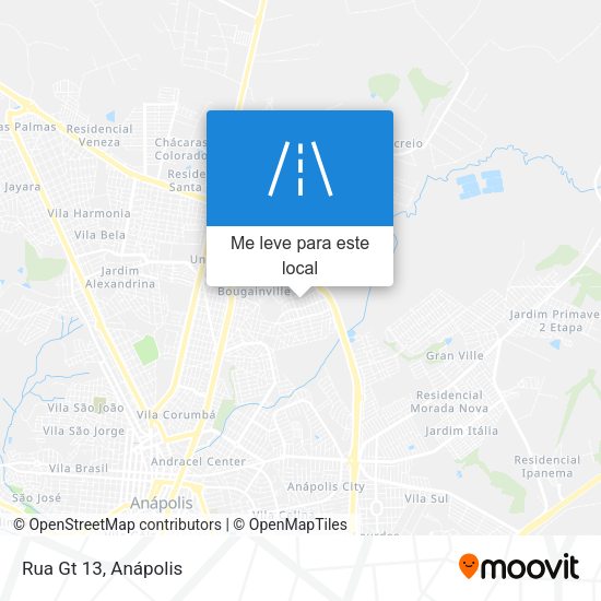 Rua Gt 13 mapa