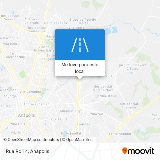 Rua Rc 14 mapa