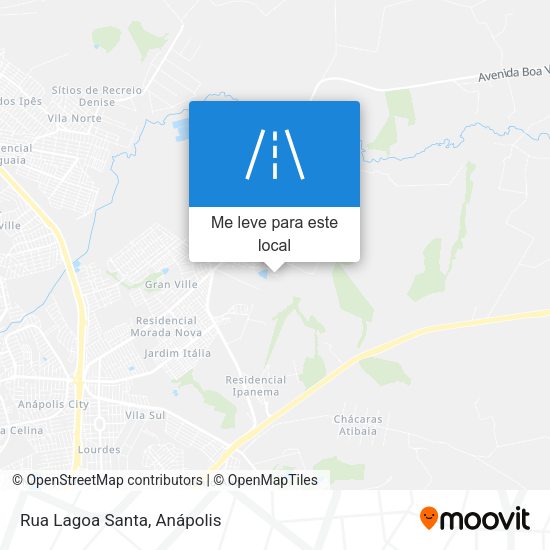 Rua Lagoa Santa mapa