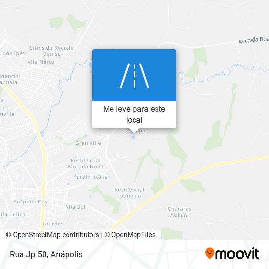 Rua Jp 50 mapa