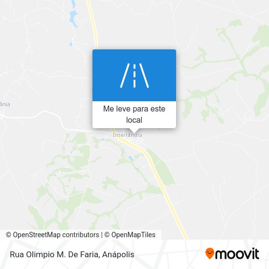 Rua Olimpio M. De Faria mapa