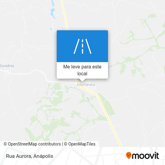 Rua Aurora mapa