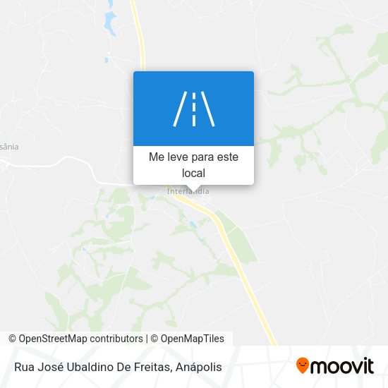 Rua José Ubaldino De Freitas mapa