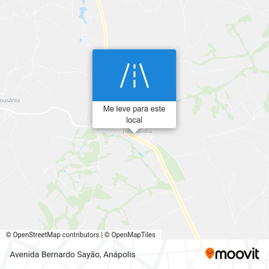 Avenida Bernardo Sayão mapa