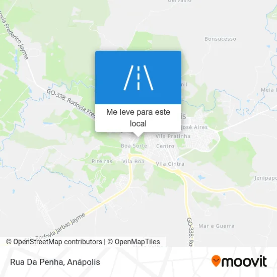 Rua Da Penha mapa