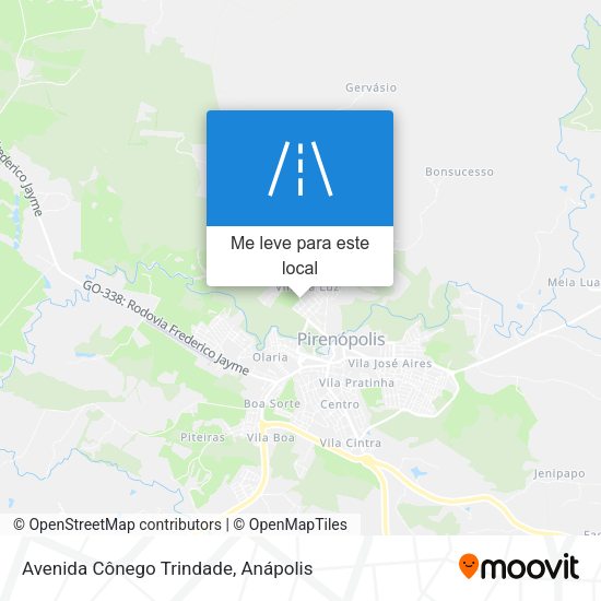 Avenida Cônego Trindade mapa