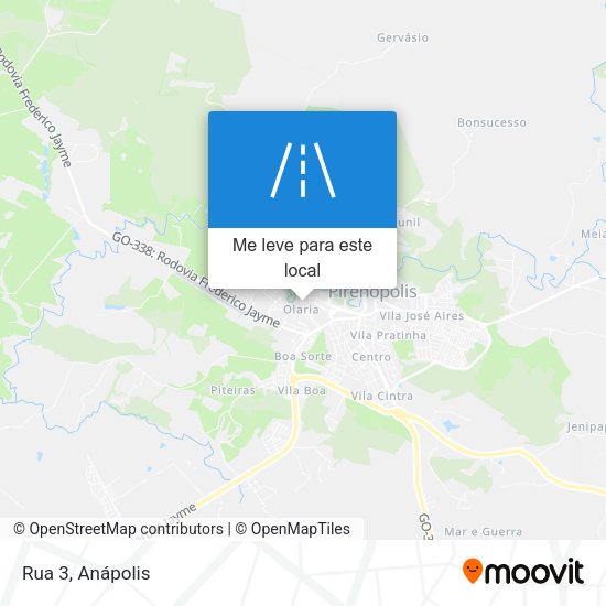 Rua 3 mapa