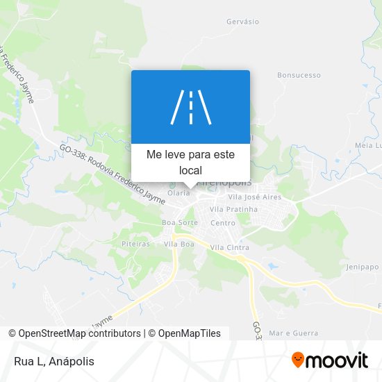 Rua L mapa
