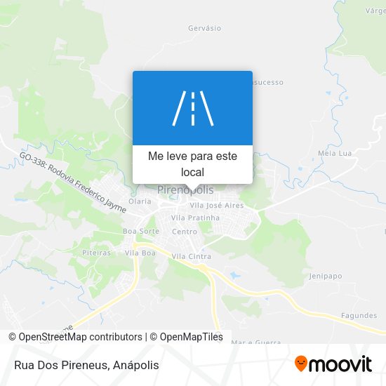 Rua Dos Pireneus mapa