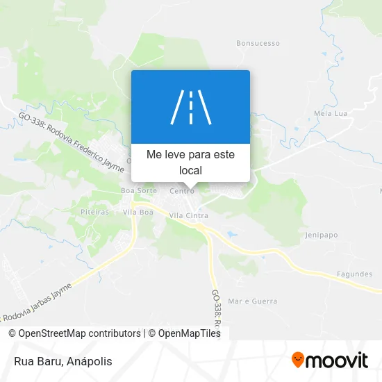 Rua Baru mapa