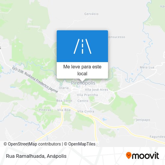 Rua Ramalhuada mapa
