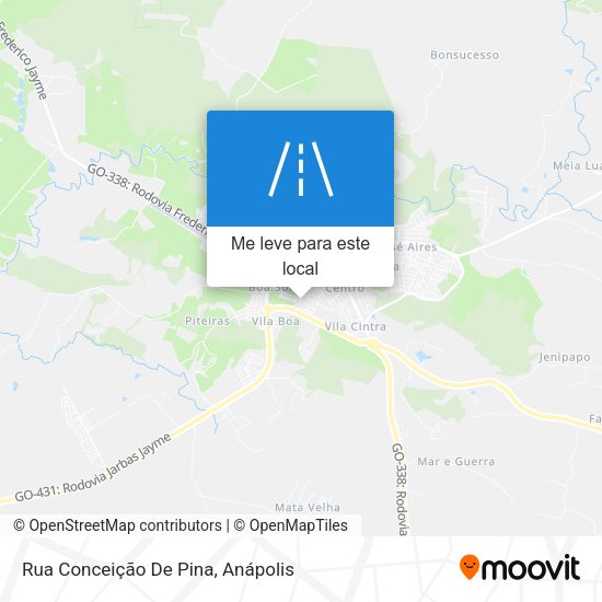 Rua Conceição De Pina mapa