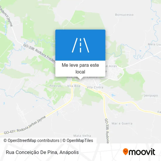 Rua Conceição De Pina mapa