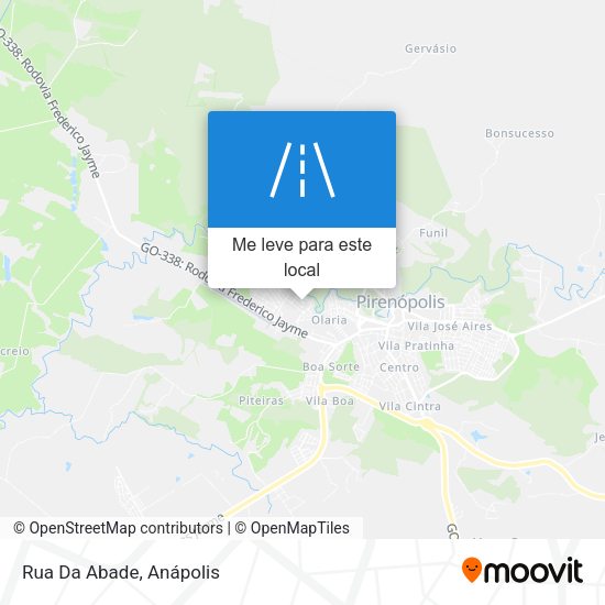 Rua Da Abade mapa