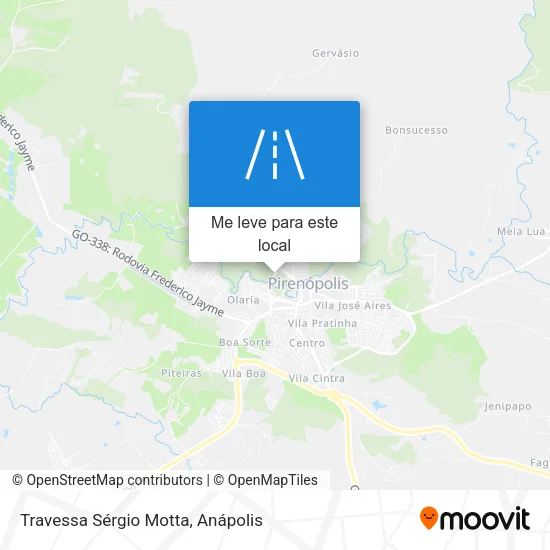Travessa Sérgio Motta mapa