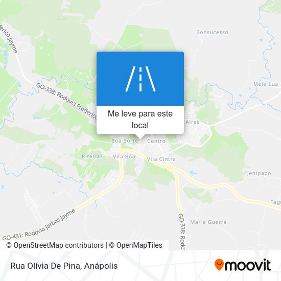 Rua Olívia De Pina mapa