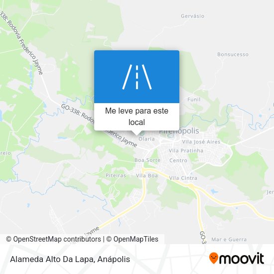 Alameda Alto Da Lapa mapa
