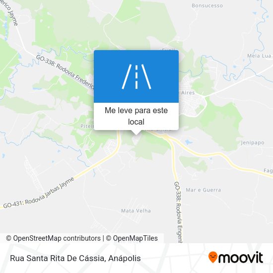 Rua Santa Rita De Cássia mapa
