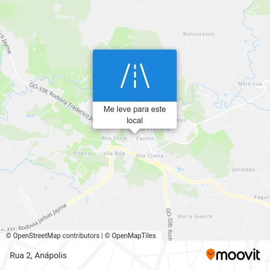 Rua 2 mapa