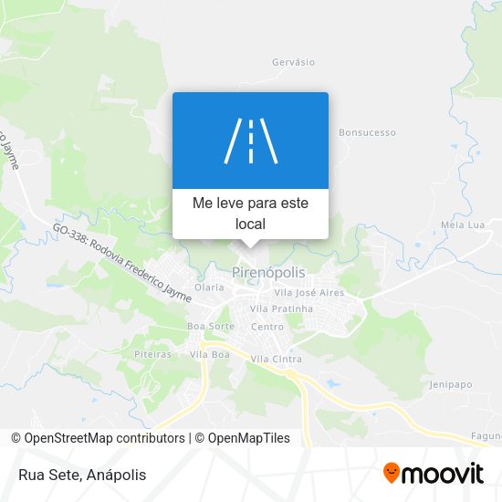 Rua Sete mapa