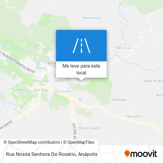 Rua Nossa Senhora Do Rosário mapa