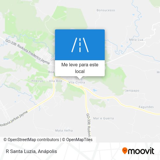 R Santa Luzia mapa