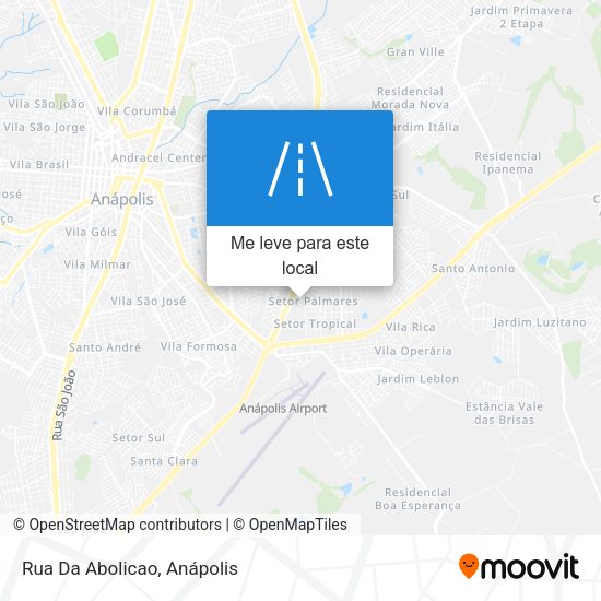 Rua Da Abolicao mapa