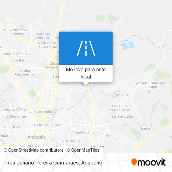 Rua Juliano Pereira Guimarães mapa