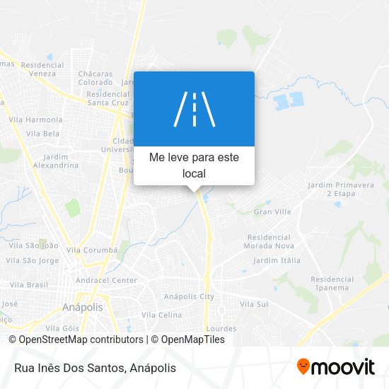 Rua Inês Dos Santos mapa