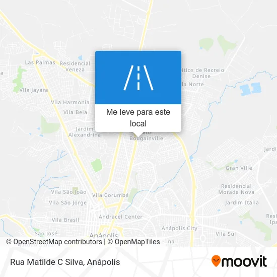 Rua Matilde C Silva mapa