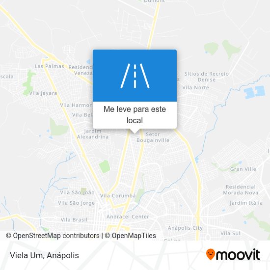 Viela Um mapa