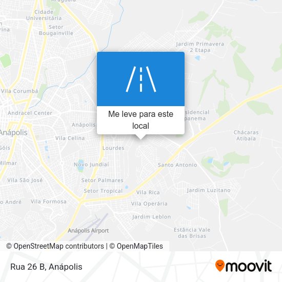 Rua 26 B mapa