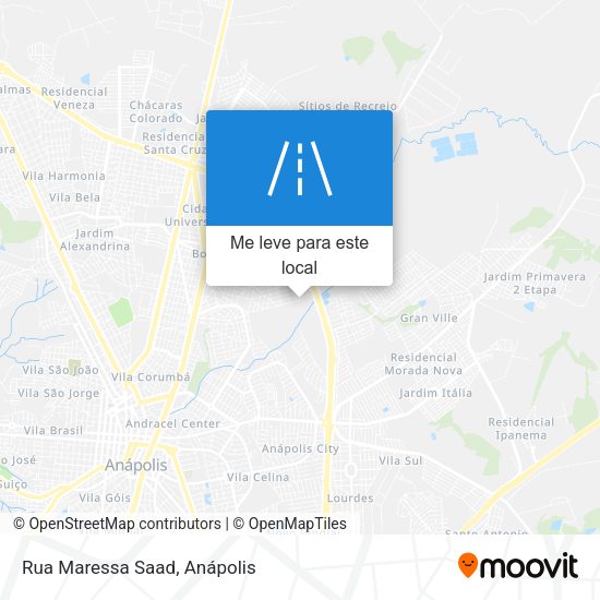 Rua Maressa Saad mapa