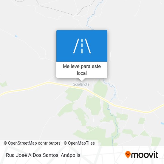 Rua José A Dos Santos mapa