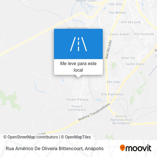 Rua Américo De Oliveira Bittencourt mapa