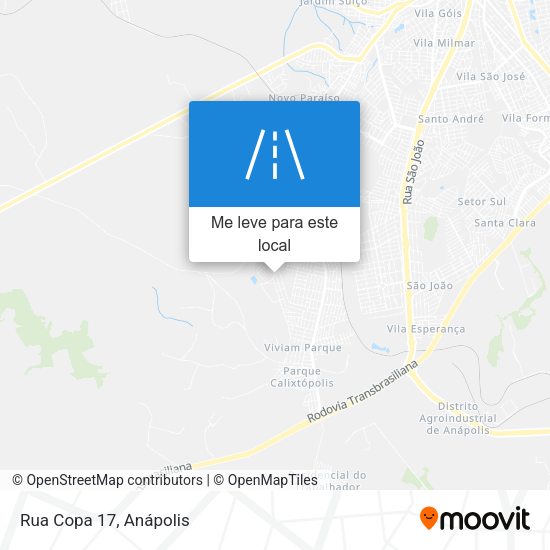 Rua Copa 17 mapa
