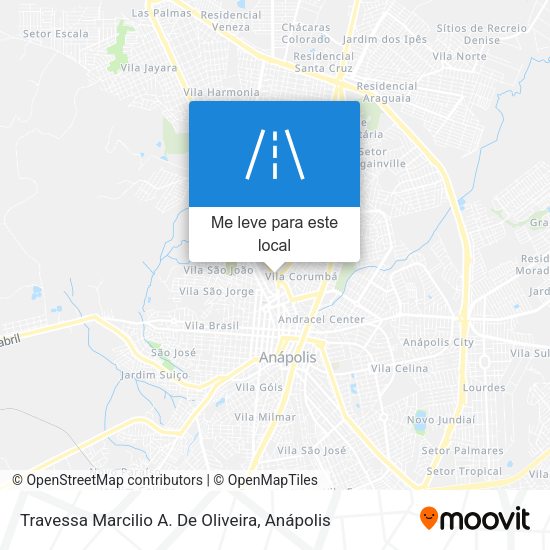 Travessa Marcilio A. De Oliveira mapa