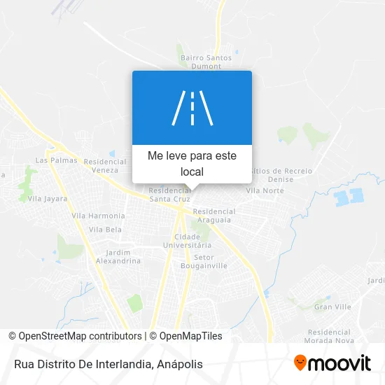 Rua Distrito De Interlandia mapa