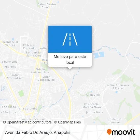 Avenida Fabio De Araujo mapa