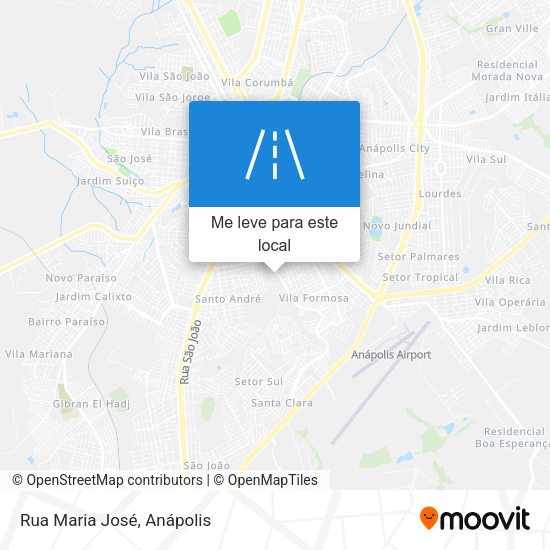 Rua Maria José mapa