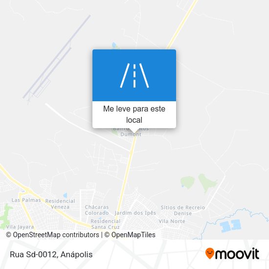 Rua Sd-0012 mapa