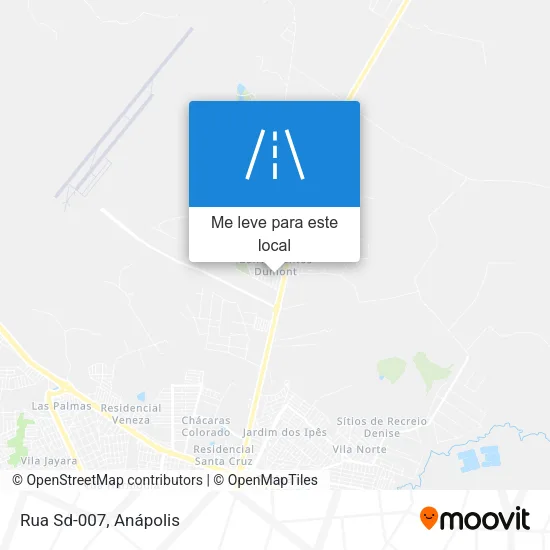 Rua Sd-007 mapa