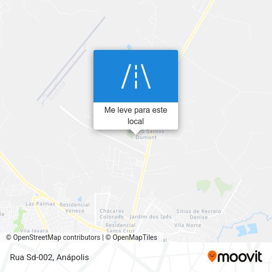 Rua Sd-002 mapa