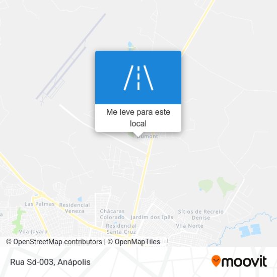 Rua Sd-003 mapa