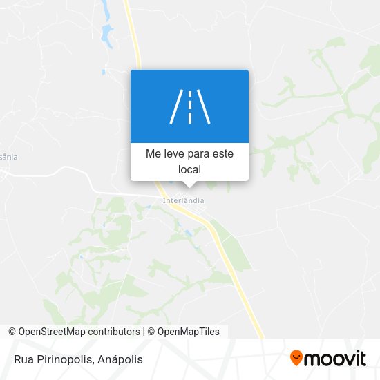 Rua Pirinopolis mapa