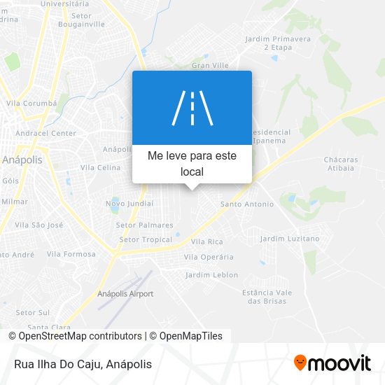 Rua Ilha Do Caju mapa