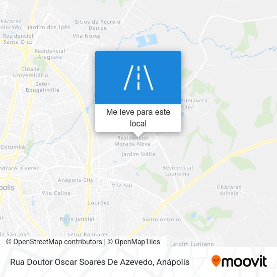 Rua Doutor Oscar Soares De Azevedo mapa