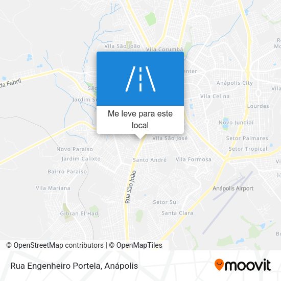 Rua Engenheiro Portela mapa